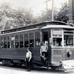 Trolley car in Des Moines, Iowa